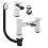 Chrome Waterfall Basin & Bath Filler Tap Pack Including Bath Waste 1