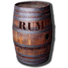Star Cutouts Cut Out of Barrel 'o' Rum
