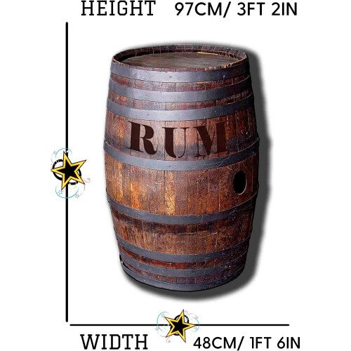 Star Cutouts Cut Out of Barrel 'o' Rum 1