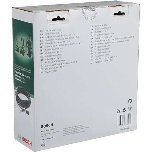 Bosch Débouche canalisations de 10 m (160 bar) - BOSCH VERT - F016800483 1