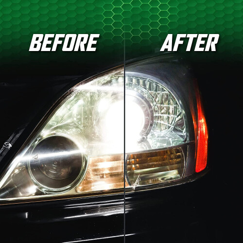 Turtle Wax Headlight Restorer Car Headlamp Polish Cleaner (Ceramic Headlight Kit) 1