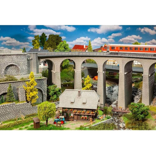 Faller FA120466 Viaduct Set 2 Track Curved Model Kit Various