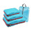 (Sky blue) Compressible Travel Storage Clothes Shoe Organizer 1
