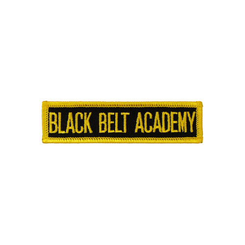 PLAYWELL MERIT PATCH: FORMS: BLACK BELT ACADEMY PATCH P123