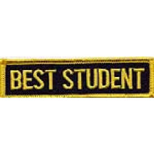 PLAYWELL MERIT PATCH: STUDENT: BEST STUDENT P107