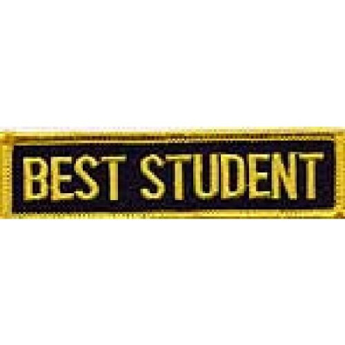 PLAYWELL MERIT PATCH: STUDENT: BEST STUDENT P107