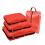 (Red) Compressible Travel Storage Clothes Shoe Organizer 1
