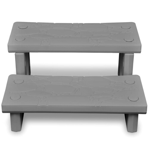vidaXL Home Spa Trappe, Grå 2