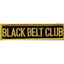 PLAYWELL MERIT PATCH: STUDENT: BLACK BELT CLUB P103