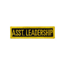 PLAYWELL MERIT PATCH: STUDENT: ASST. LEADERSHIP PATCH P122