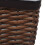 vidaXL 3 Piece Nesting Basket Set Willow Brown Garden Organiser Storage Box 6