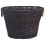 vidaXL 3 Piece Stackable Firewood Basket Set Dark Brown Willow Holder Carrier 6