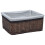 vidaXL 3 Piece Nesting Basket Set Willow Brown Garden Organiser Storage Box 5