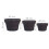 vidaXL 3 Piece Stackable Firewood Basket Set Dark Brown Willow Holder Carrier 8