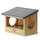 Eichhörnchen-Futterstelle - L 17,6 x B 25,3 x H 18,7 cm - Holz 7