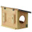 Eichhörnchen-Futterstelle - L 17,6 x B 25,3 x H 18,7 cm - Holz 11