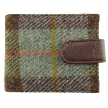 Harris Tweed 'Barra' Wallet with Coin Section in MacLeod Tartan LB2105-COL15