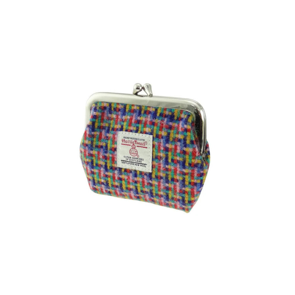 Harris Tweed 'Eigg' Small Clasp Purse in Jazzy Weave LB2035-COL116