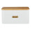 Typhoon Typhoon Otto Square Bread Bin - White 1
