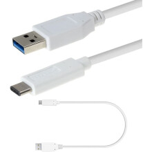 TECHGEAR (30 cm 1ft) USB 3.1 Type C, 1 meter Data Sync & Charging Cable Lead for Huawei P40 P30, MatePad, Mate 20 Pro etc. USB C Fast cable