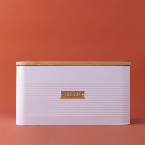 Typhoon Typhoon Otto Square Bread Bin - White 1