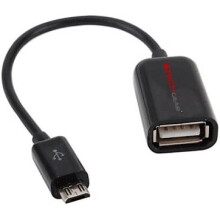 TECHGEAR OTG Micro USB Cable for Acer Iconia Tab 10/8 – USB-A Female OTG Adapter for Flash Drives, Mouse & Keyboard