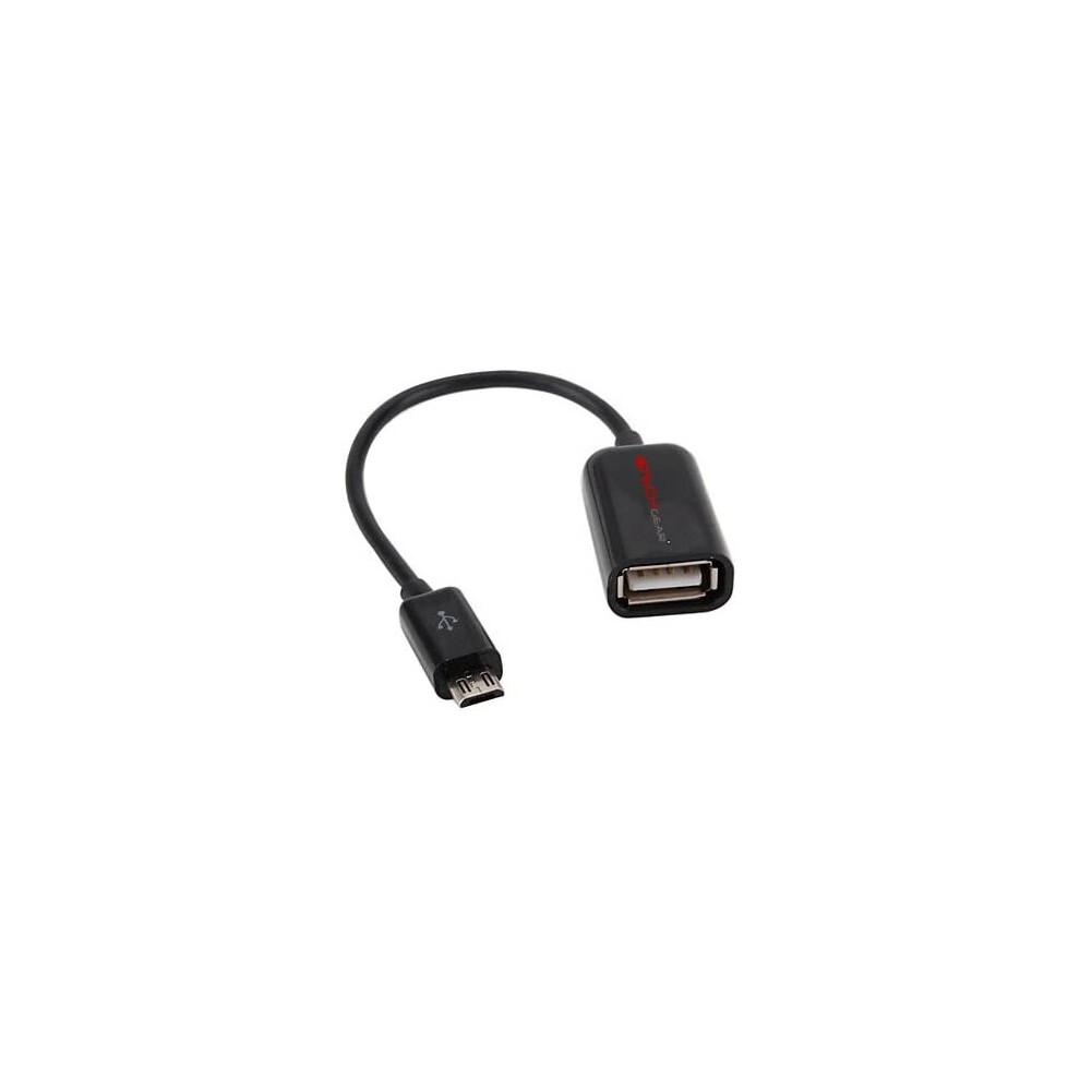 TECHGEAR OTG USB Adapter Cable Compatible with Tesco Hudl 7" & Hudl 2 8.3" Tablet - On The Go Micro USB to Female USB Adapter