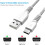 Techgear TECHGEAR STRONG High Durability Braided USB C Charging & Data Sync Cable (6.5ft/2M) for Samsung Tab S6 Lite, Tab A7 10.4", Tab A8, Tab S8 Plus etc 2
