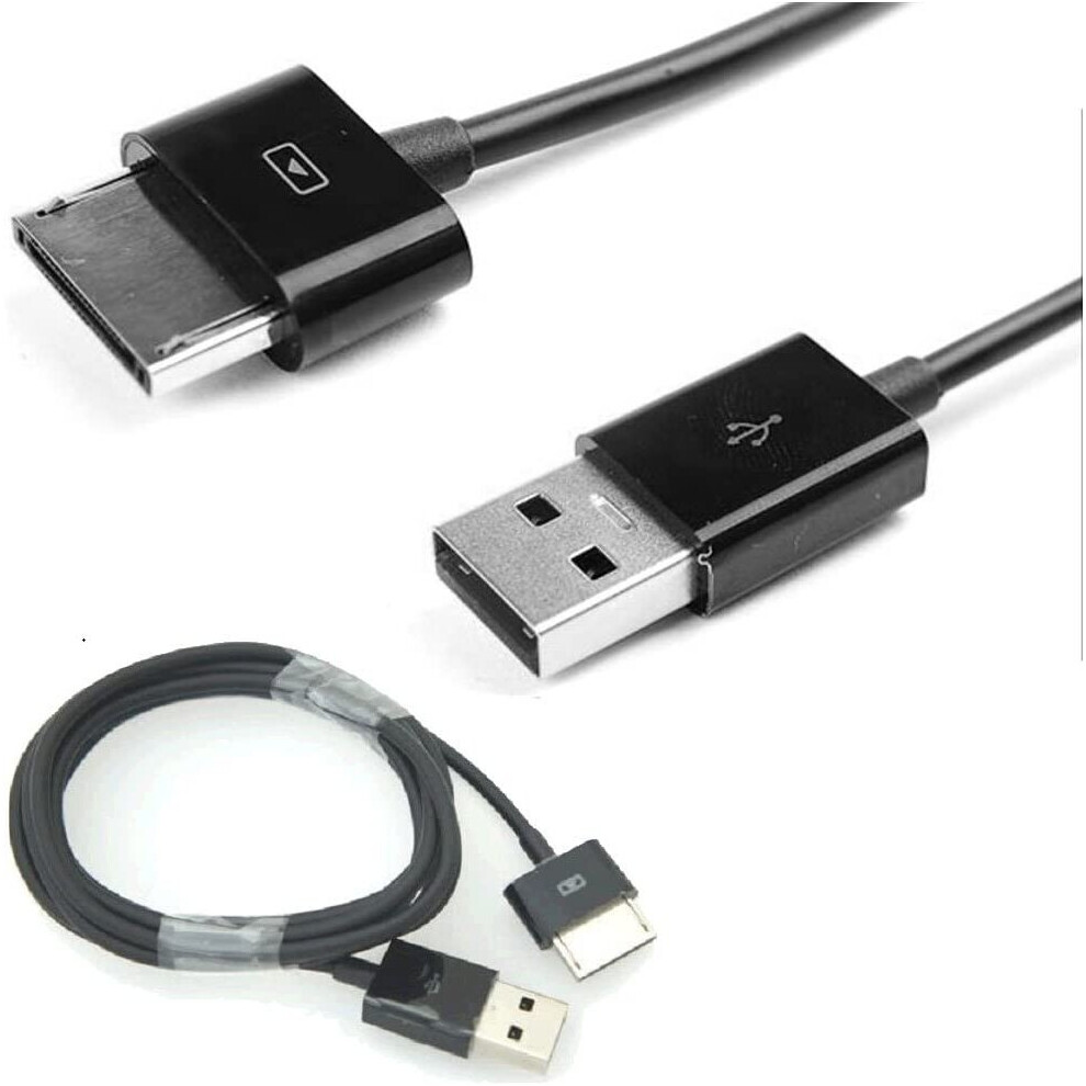 TECHGEAR USB Charge & Data Sync Cable Lead Compatible with Asus VivoTab RT TF600 TF600T, Transformer Pad TF701T, VivoTab TF810C