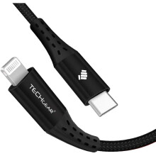 TECHGEAR USB C to Lightning Cable [1M Apple MFi Certified] Strong Braided Lead for iPhone 14/13/12/11/Pro/Max/Mini/X, iPad 10.2", iPad 10 2022