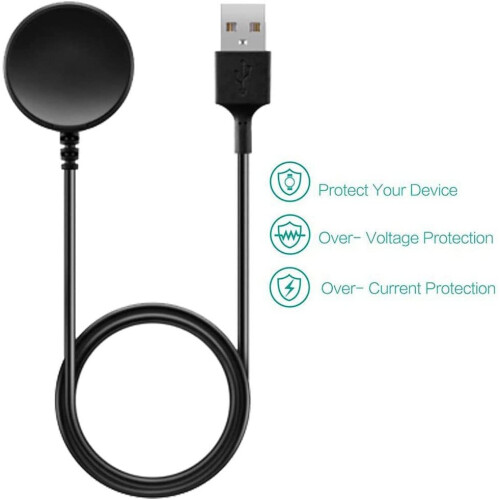 Techgear TECHGEAR USB Charging Dock Cable for Samsung Galaxy Watch 3/4/4 Classic/5/5 Pro/Active/Active2 – Replacement Charger 1