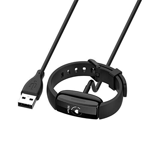 Techgear TECHGEAR Replacement USB Charger Cable for Fitbit Inspire 2 & Ace 3 – Compact USB Power Cable, Travel-Ready, Short-Circuit Protected 2