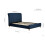 Birlea Blue Small Double Bed Frame Brompton Upholstered Headboard 120cm 4FT Wood Fabric 9