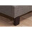 Birlea Grey Double Bed Frame Birlea Berlin Fabric 4FT6 135CM Upholstered 4