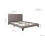Birlea Grey Small Double Bed Frame Birlea Berlin Fabric 4FT 120CM Upholstered 5