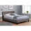 Birlea Grey King Size Bed Frame Birlea Berlin Fabric 5FT 150CM Upholstered 2