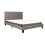 Birlea Grey Double Bed Frame Birlea Berlin Fabric 4FT6 135CM Upholstered 1