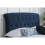 Birlea Blue Small Double Bed Frame Brompton Upholstered Headboard 120cm 4FT Wood Fabric 3