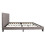 Birlea Grey Double Bed Frame Birlea Berlin Fabric 4FT6 135CM Upholstered 7