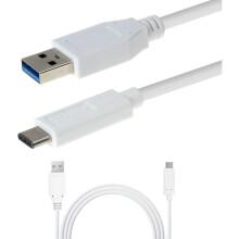 TECHGEAR Extra Long (2m) USB Type C Data Sync & Charging Cable for USB C Devices, MacBook, Samsung tab A 10.5 2022, Note 20, 10, 10+, 9, 8, S23, S22