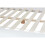 Birlea Four Poster Bed Double Birlea Darwin White 4FT6 Solid Pine Frame Canopy 5