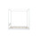 Birlea Four Poster Bed King Size Birlea Darwin White 5Ft Solid Pine Frame Canopy 8