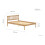 Birlea Pine Small Double Bed Frame 4FT Bedstead Birlea Lisbon Rustic Corona Solid Pine 8