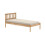 Birlea Pine Single Bed Frame 3FT Bedstead Birlea Lisbon Rustic Corona Solid Pine 1