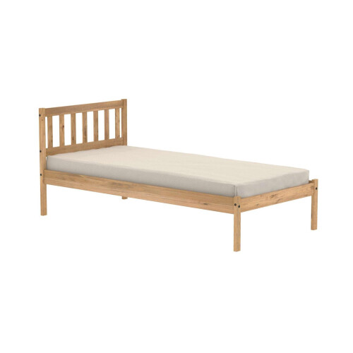 Birlea Pine Single Bed Frame 3FT Bedstead Birlea Lisbon Rustic Corona Solid Pine