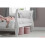 Birlea White Small Double Bed Frame Birlea Belford 4FT 120cm Wood Sleigh Solid Wood 4