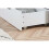 Birlea Double Drawer Bed Frame White Birlea Alfie 4FT6 Headboard Storage 135cm 5