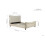 Birlea Beige Double Bed Frame Birlea Copenhagen Upholstered Fabric King Size 5FT 150cm 7