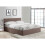 Birlea Small Double Ottoman Bed Grey Birlea Berlin Fabric Storage 4FT 120CM Frame 3