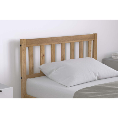 Birlea Pine Single Bed Frame 3FT Bedstead Birlea Lisbon Rustic Corona Solid Pine 2